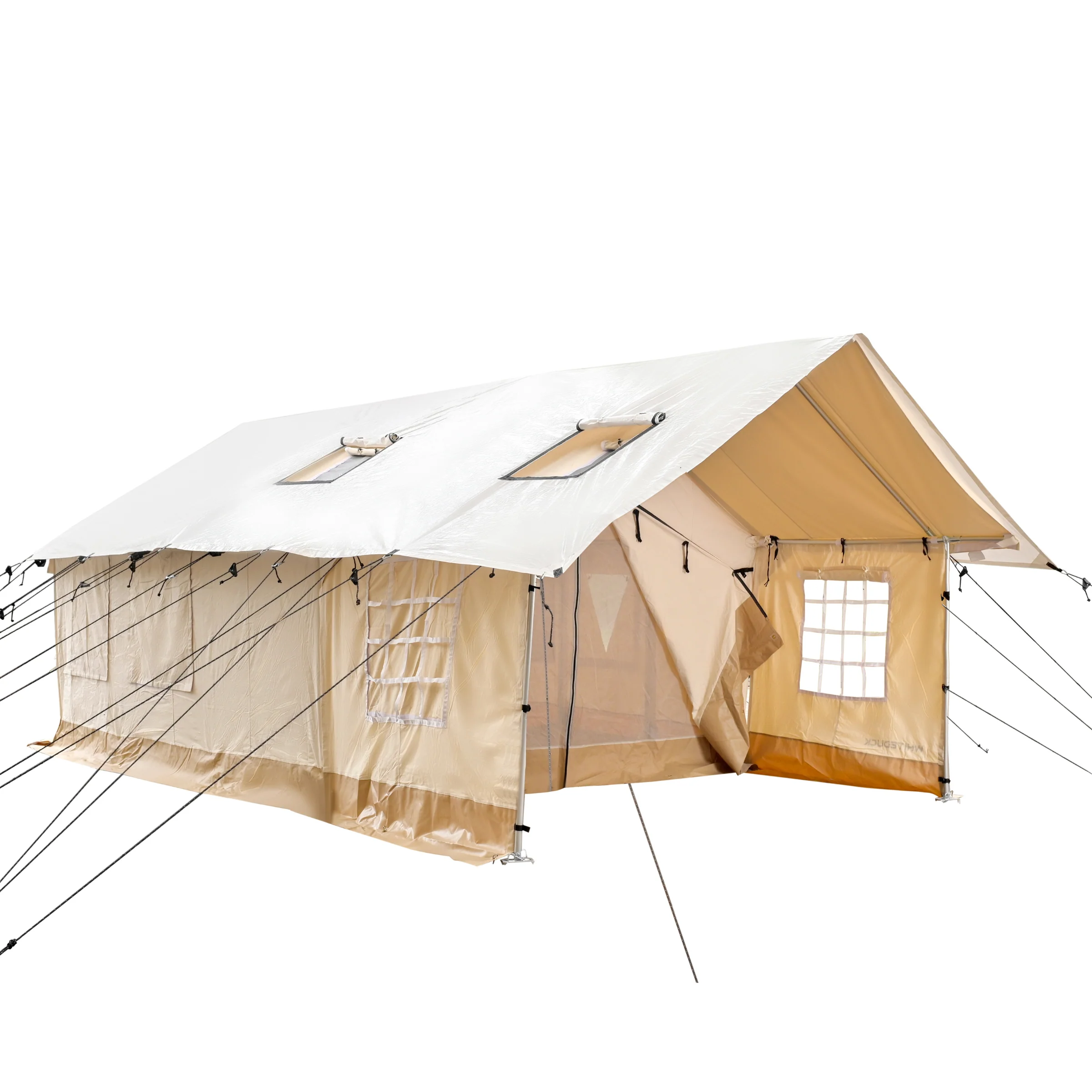 Alpha Wall Tent - 14' x 16' , Extended Flysheet & Porch (Fire Water repellent) - Image 4