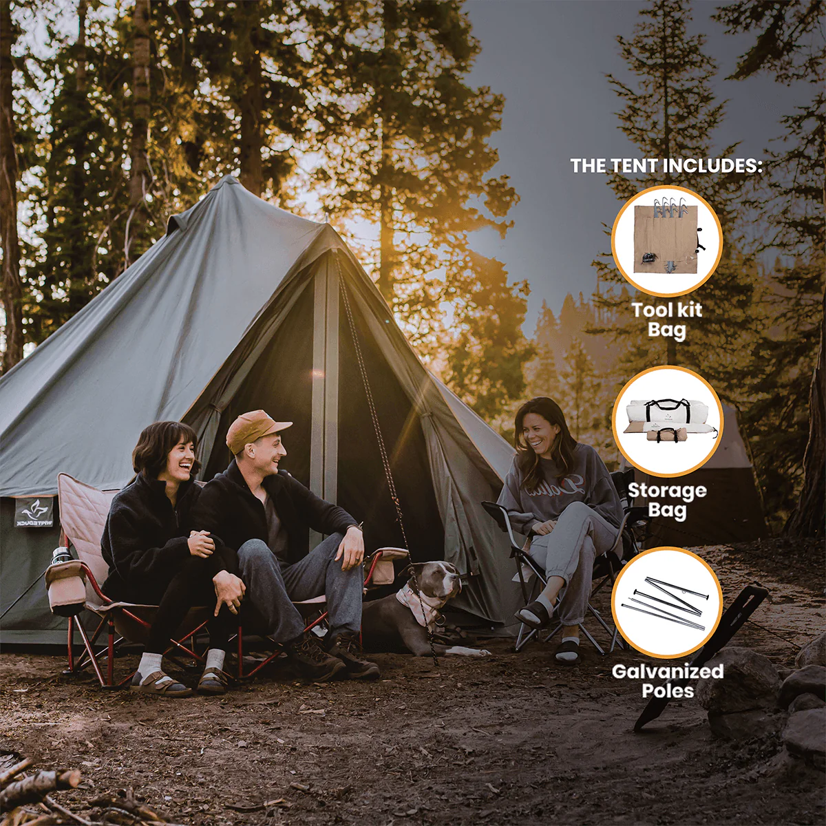 13' Regatta Bell Tent - Image 4