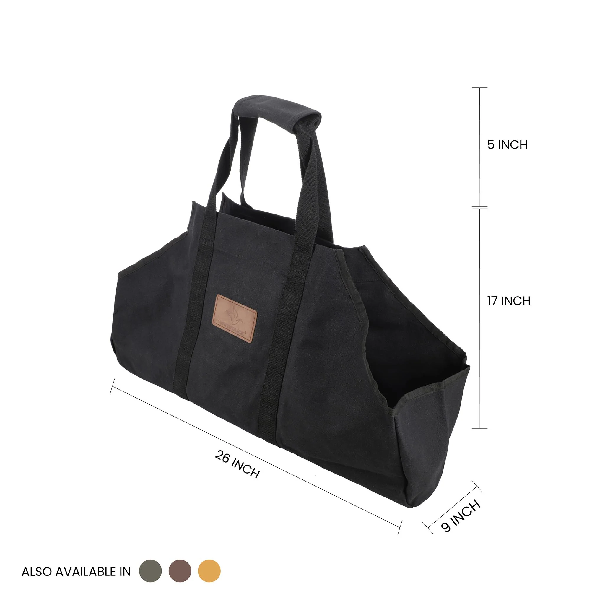 Boat Shape Canvas Firewood Log Carriers - Image 13