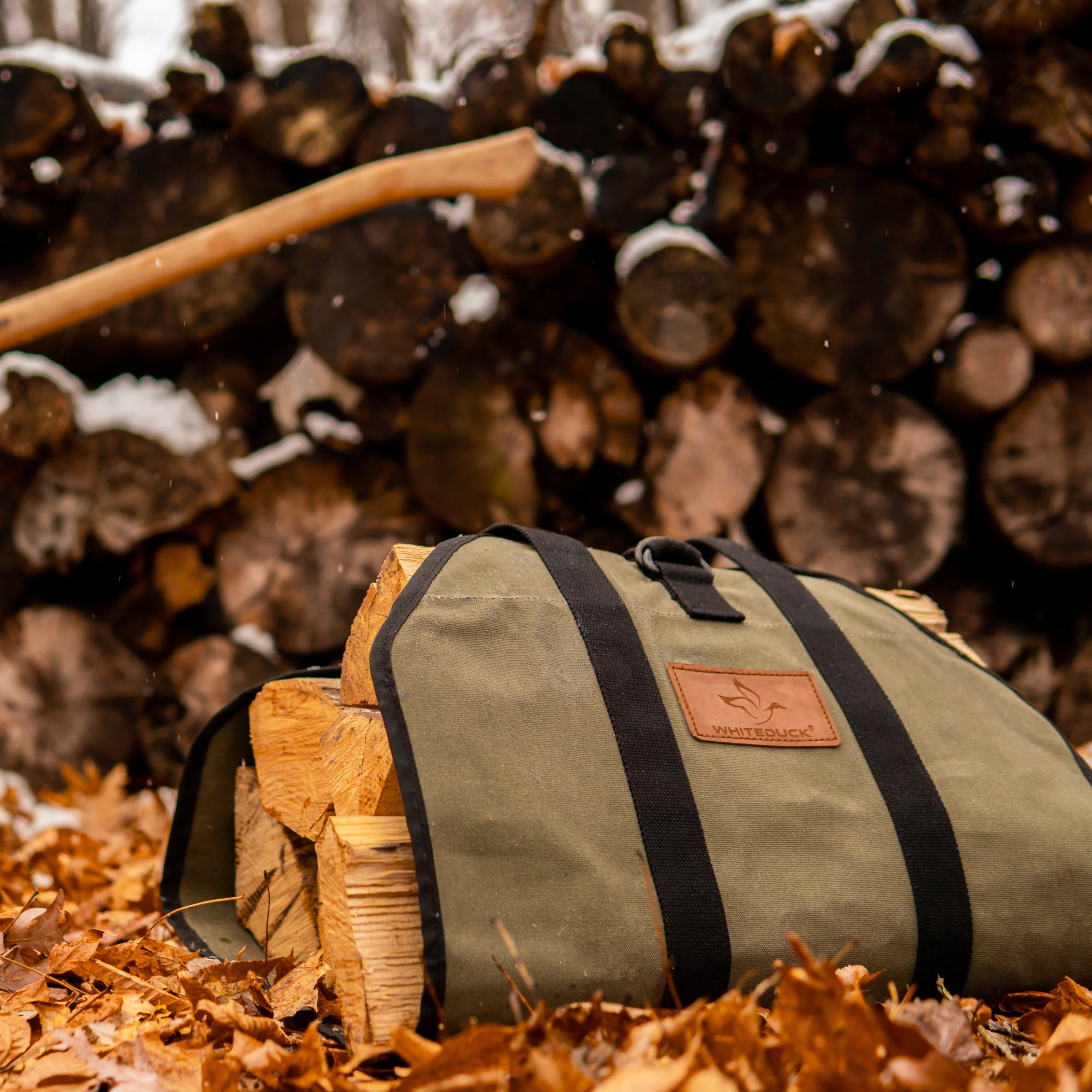 Boat Shape Canvas Firewood Log Carriers - Image 7