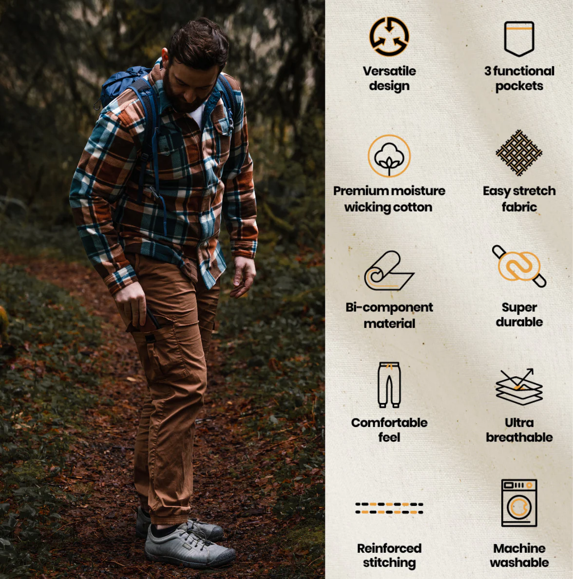 Cargo Stretch Jogger Pants - Image 15