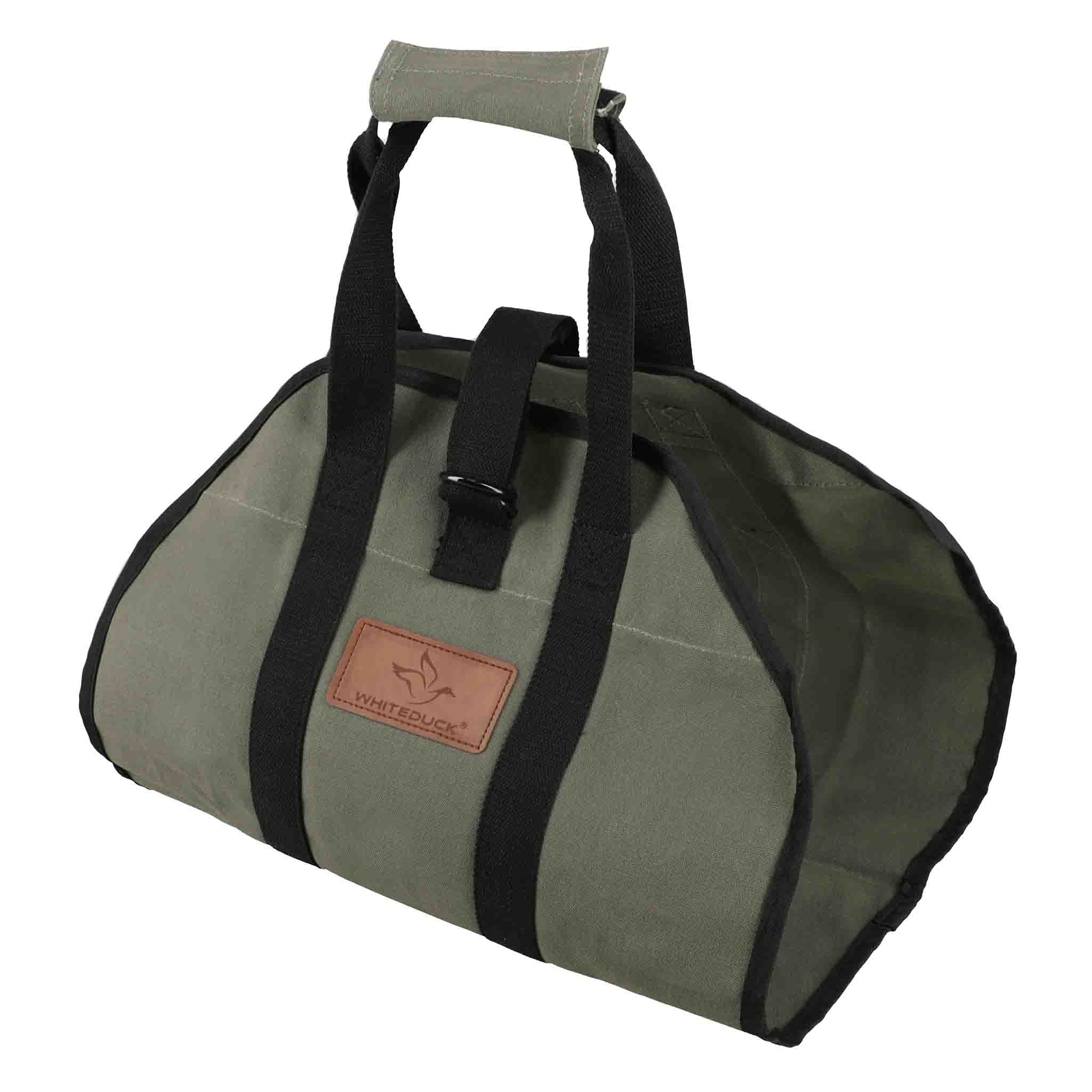 Diamond Shape Canvas Firewood Log Carriers - Image 12