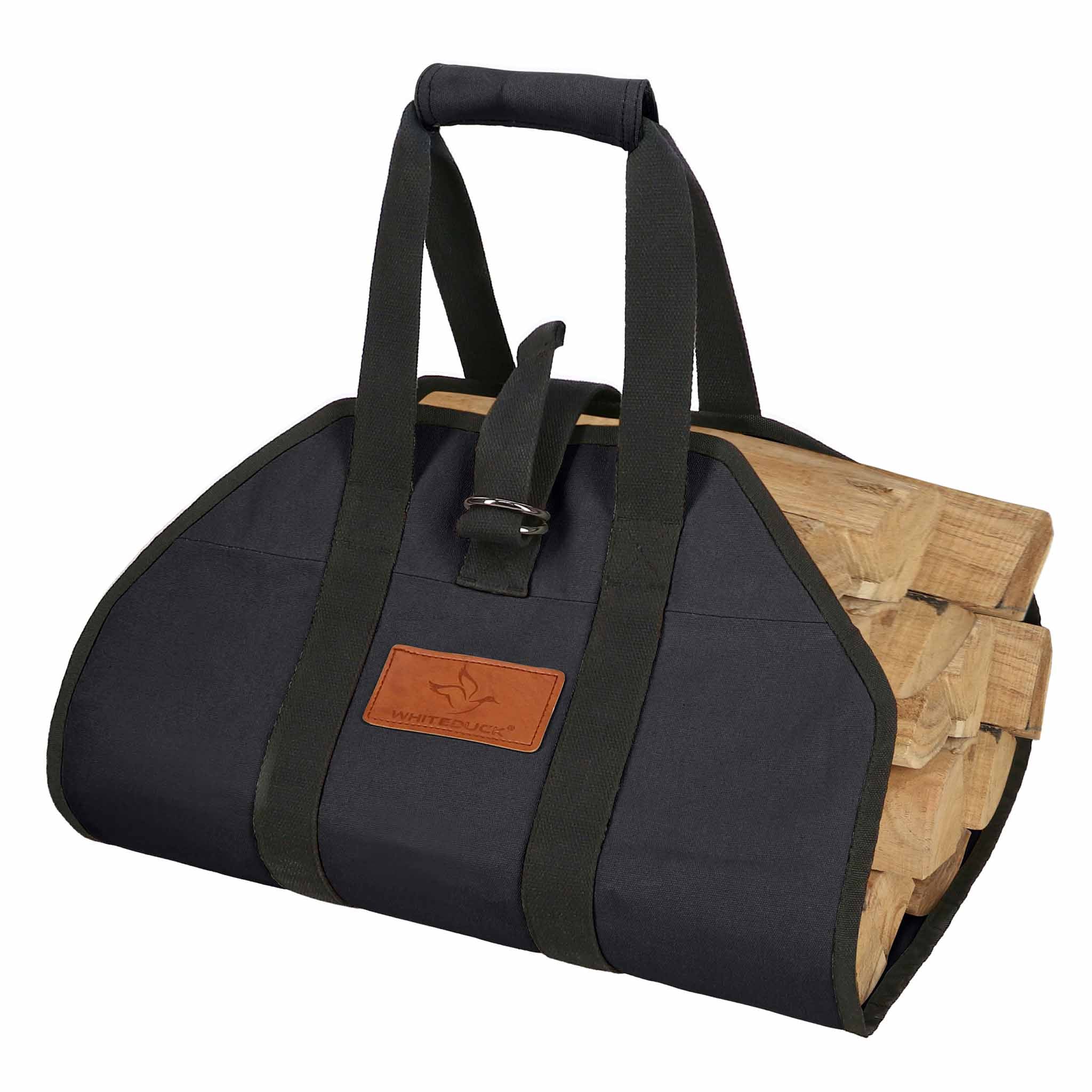 Diamond Shape Canvas Firewood Log Carriers - Image 17