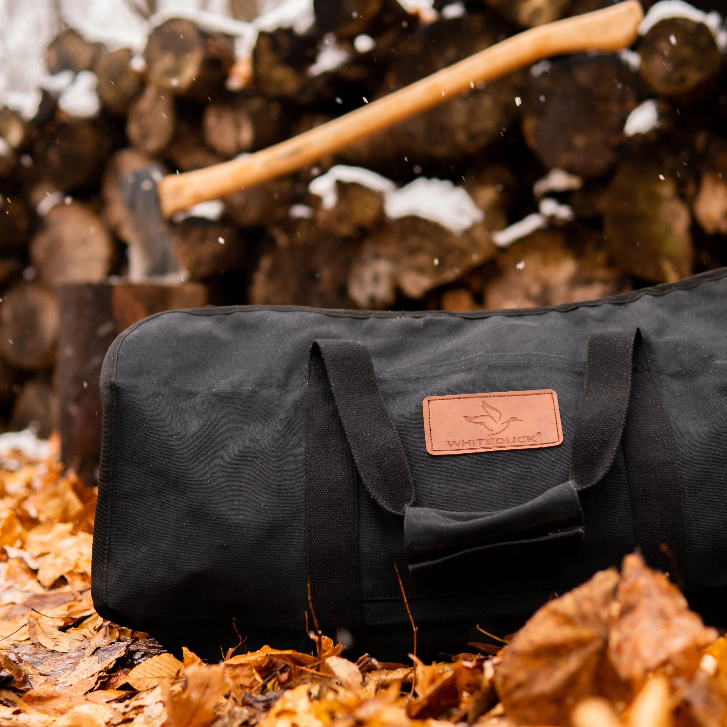 Diamond Shape Canvas Firewood Log Carriers - Image 19