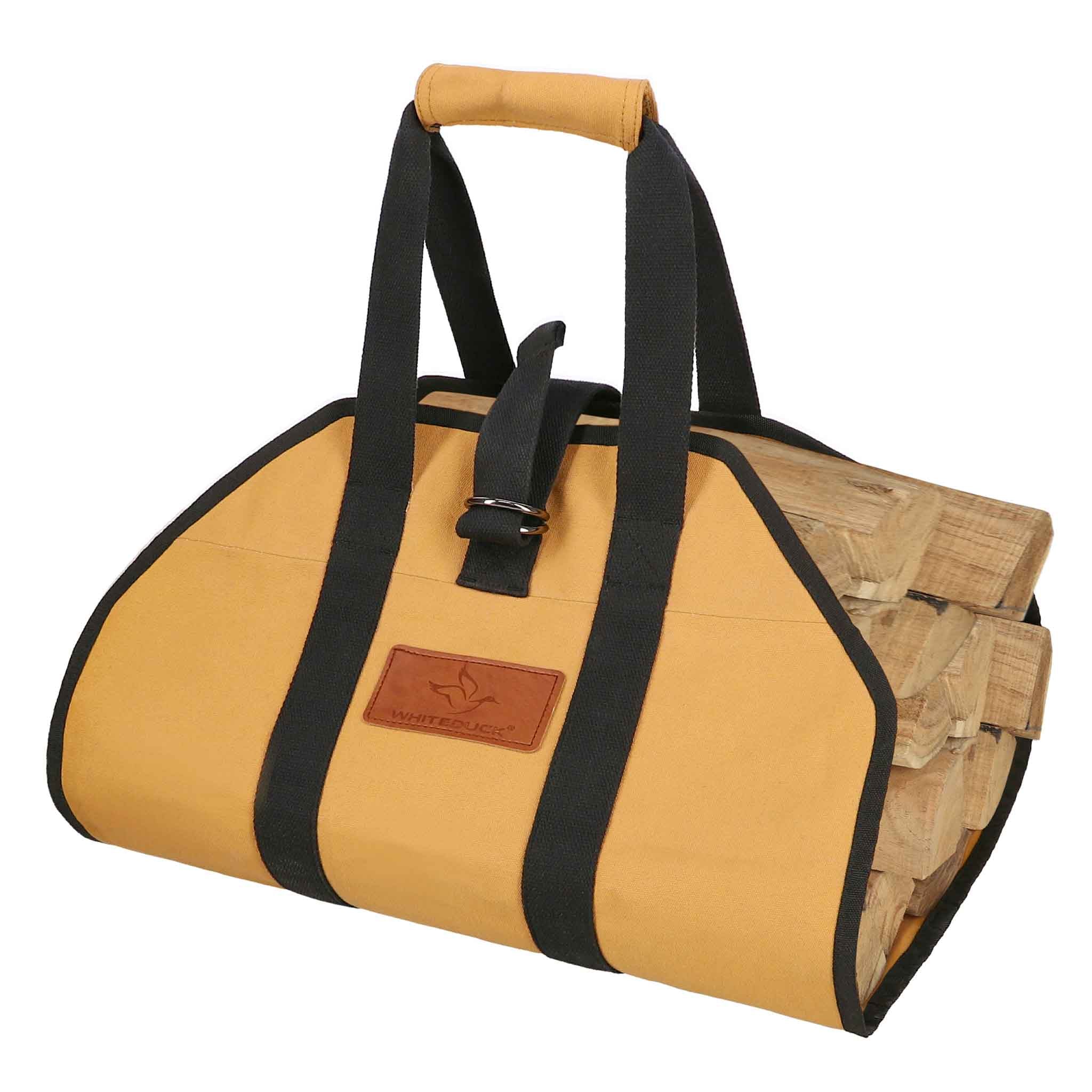 Diamond Shape Canvas Firewood Log Carriers - Image 23