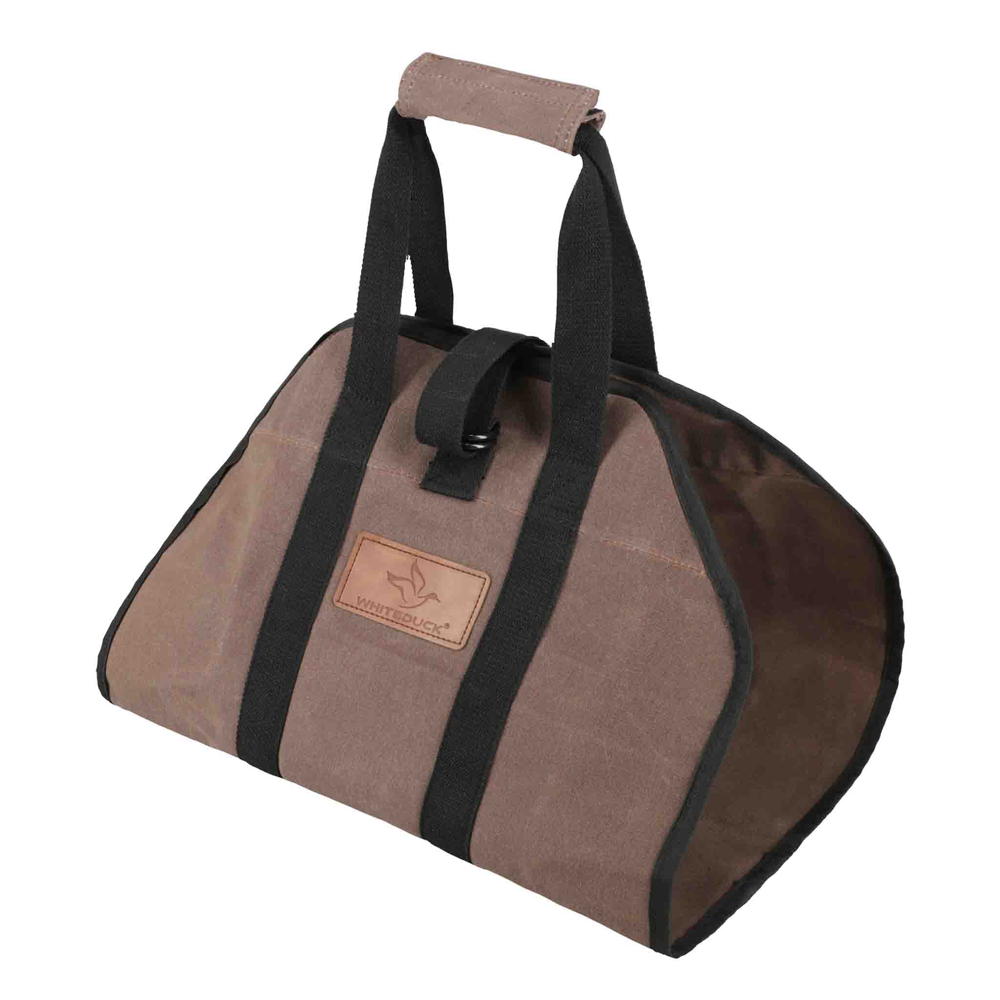 Diamond Shape Canvas Firewood Log Carriers - Image 3