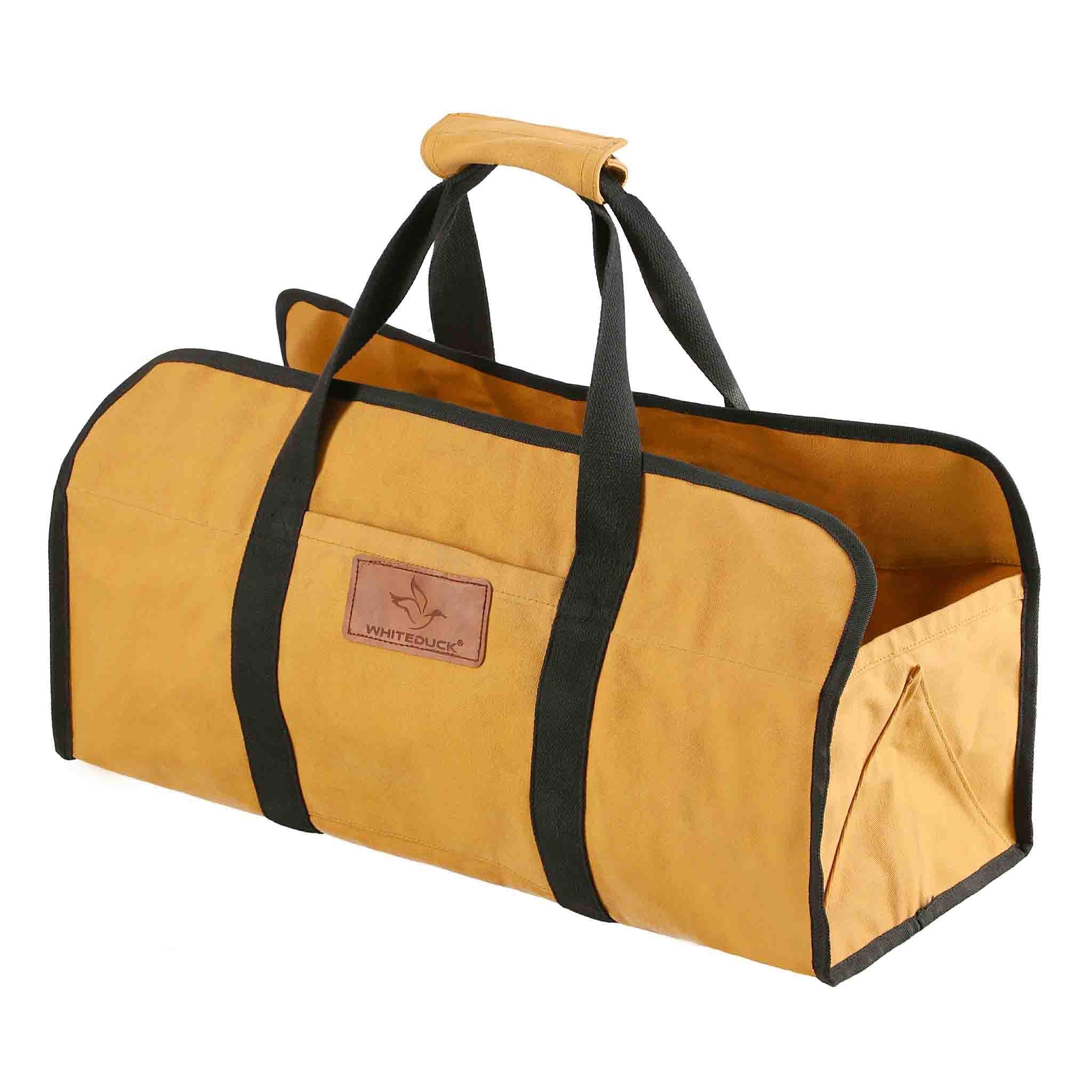 Tote Shape Canvas Firewood Log Carriers - Image 13