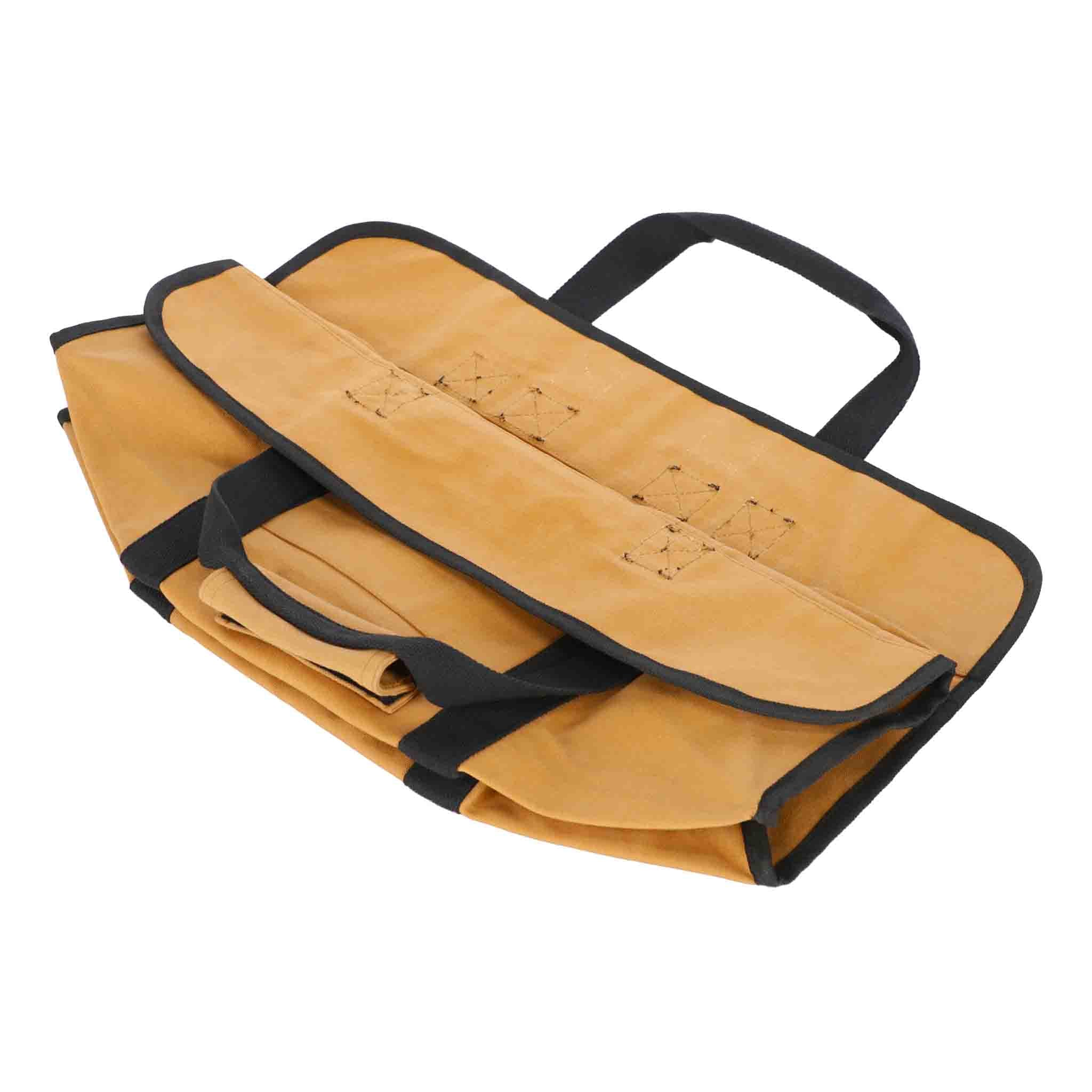 Tote Shape Canvas Firewood Log Carriers - Image 14