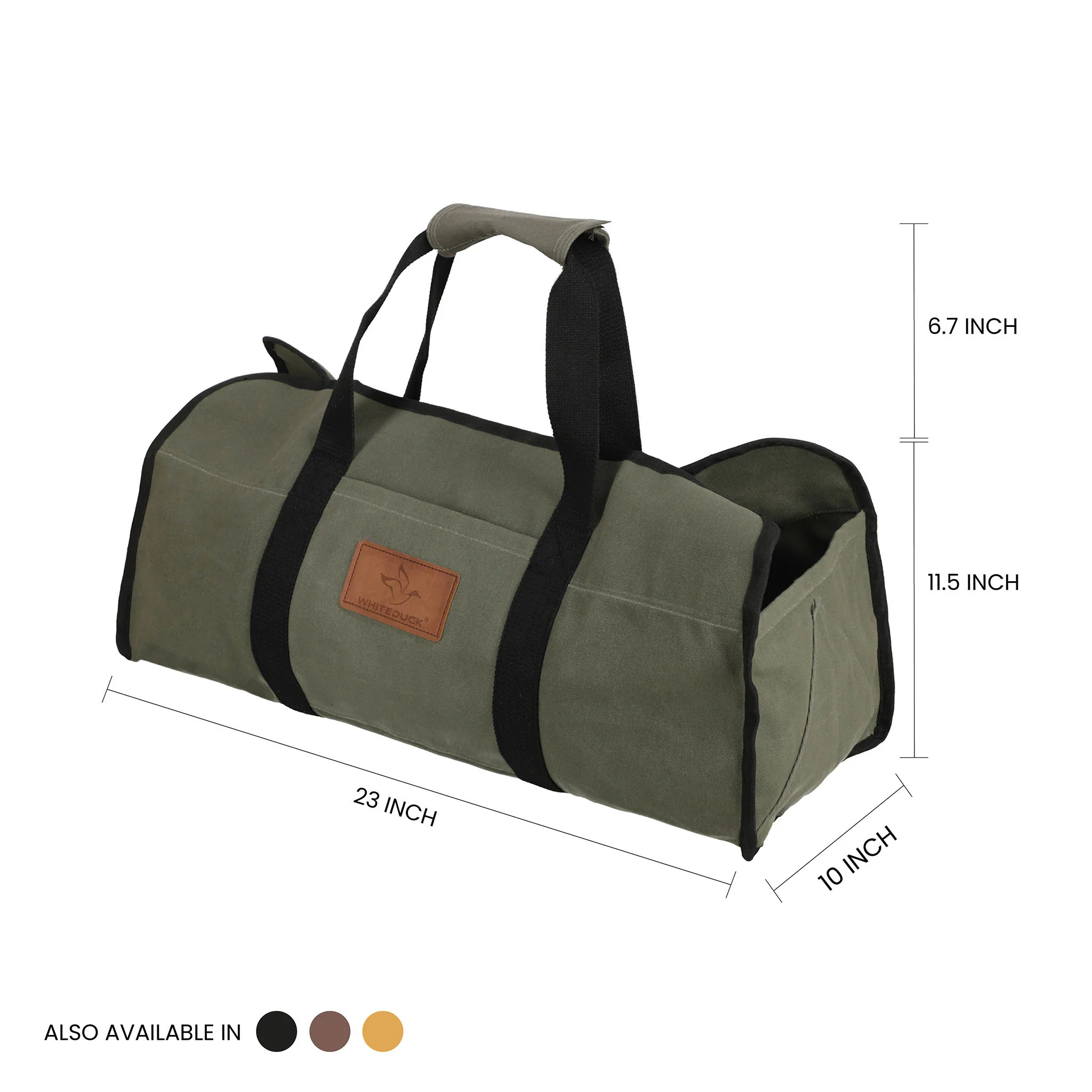 Tote Shape Canvas Firewood Log Carriers - Image 22