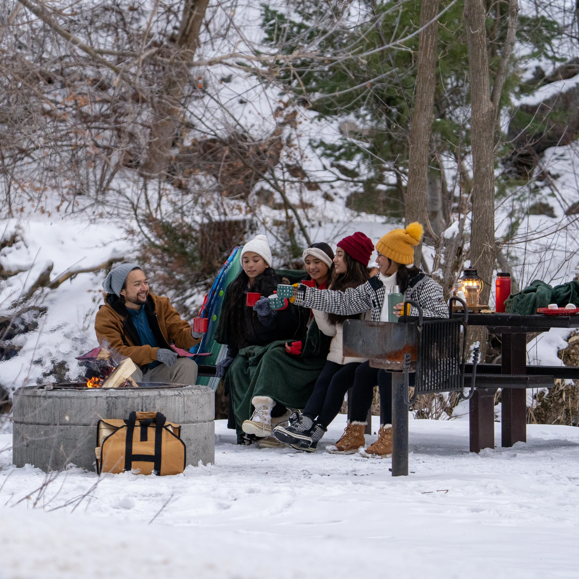 Tote Shape Canvas Firewood Log Carriers - Image 23