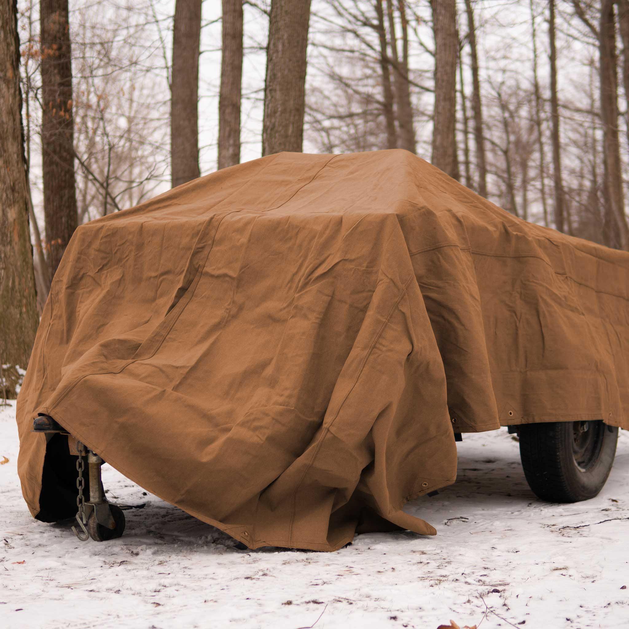 10' x 12' Canvas Tarp – 100% Cotton, 18 oz Heavy-Duty - Image 12