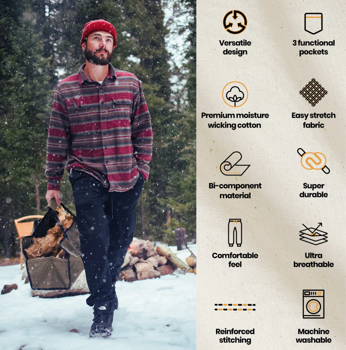 Essential Stretch Jogger Pants - Image 12